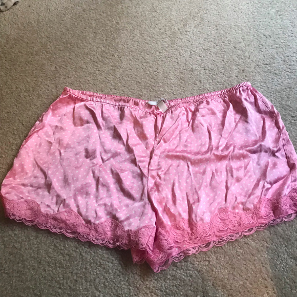 GAP Other - Gap Pink Pajama Sleep Shorts Lace Trim XL